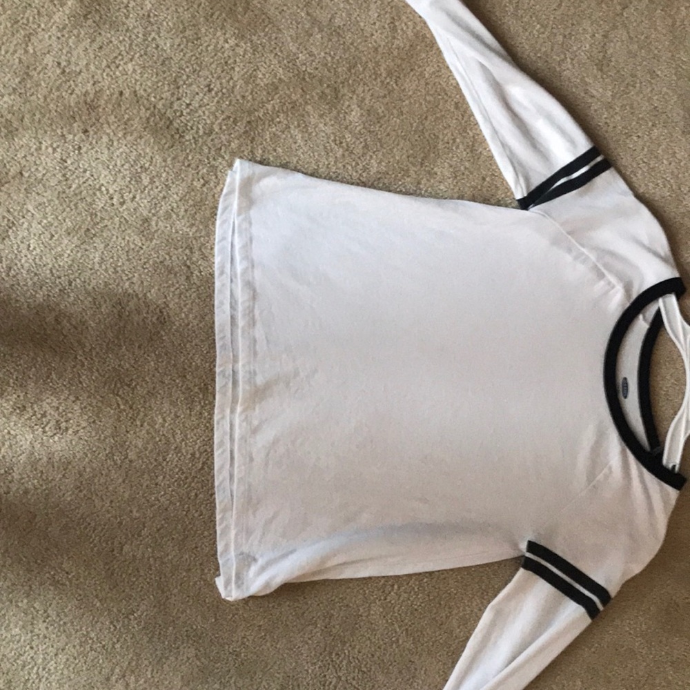 White old navy long sleeve